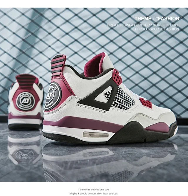 AJ4 White Cement University Blue Unisex Detail