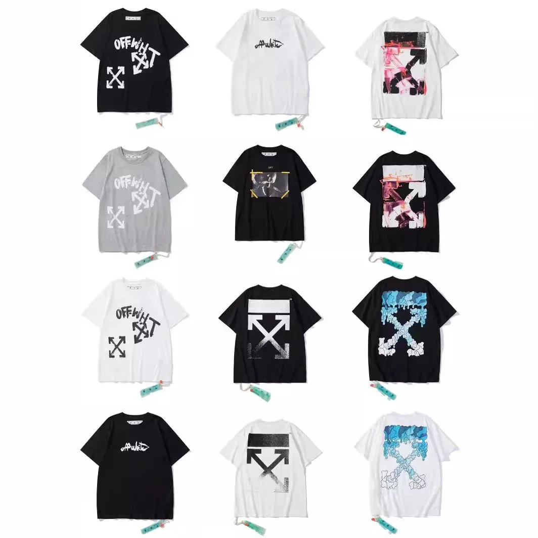 Unisex Cartoon Graffiti Arrow Graphic Tee