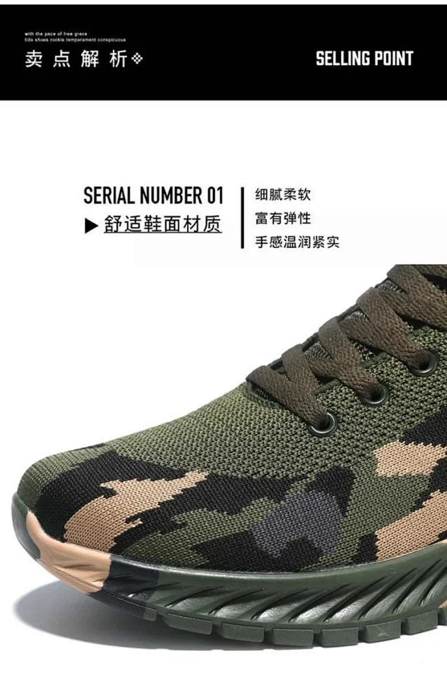 Men's Camo Flyknit Training Shoes Detail