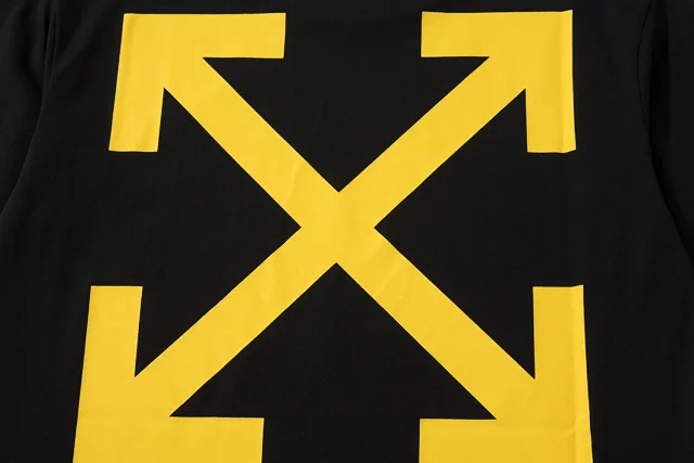 Unisex Cartoon Graffiti Arrow Graphic Tee Detail