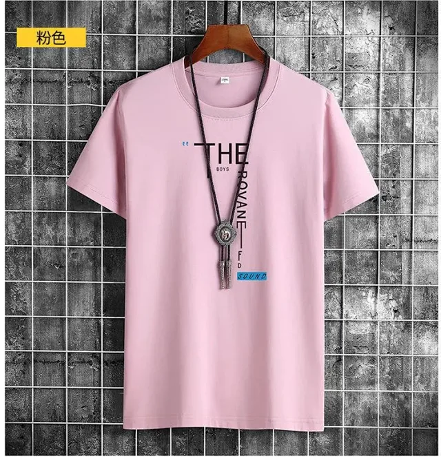 Youth Men's Summer Loose-Fit Tee Detail