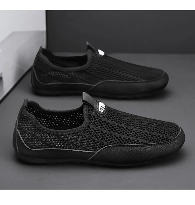 Men's Summer Mesh Slip-On Shoes Detail