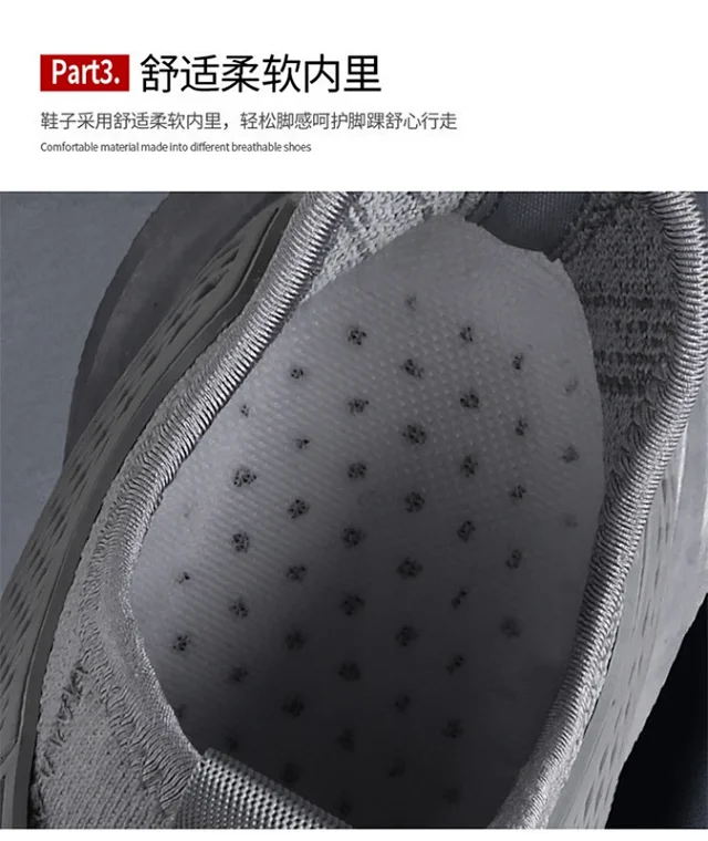 Men's Mesh Breathable Stylish Casual Dad Shoes Detail