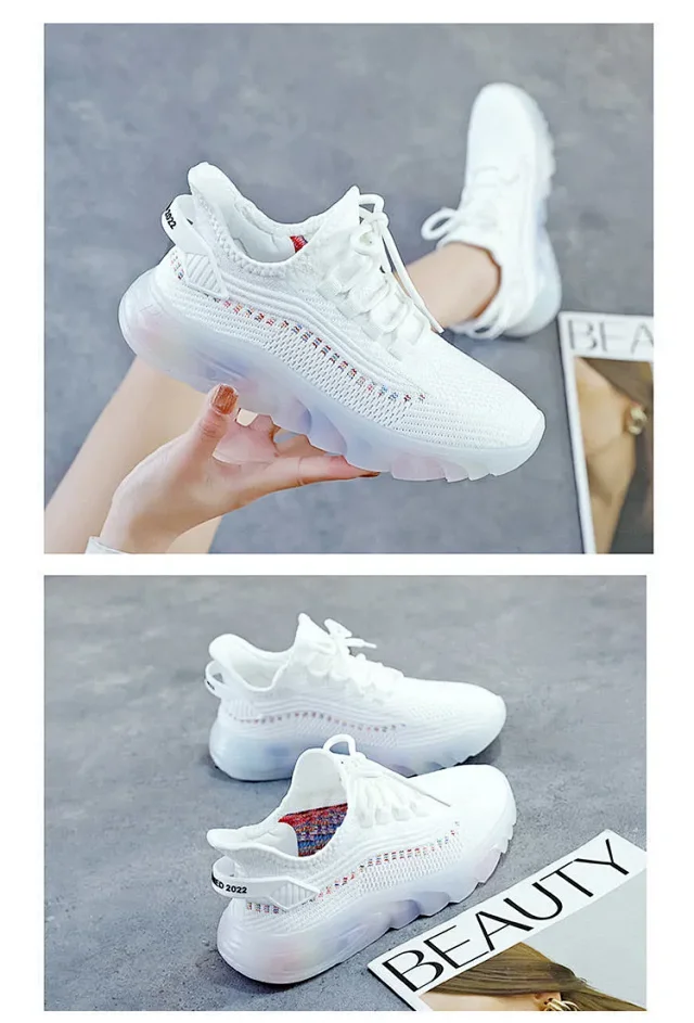 2025 Women's Mesh Airy Jelly Sole Sneakers Detail