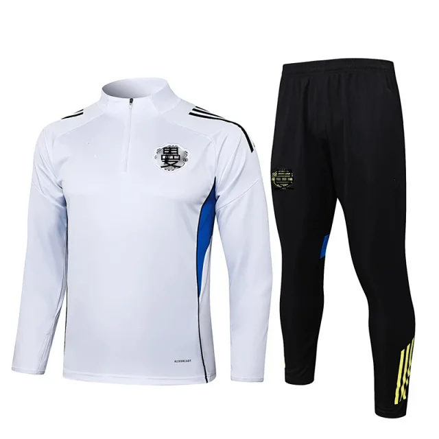 Long Sleeve Half Zip Football Training Jersey Detail