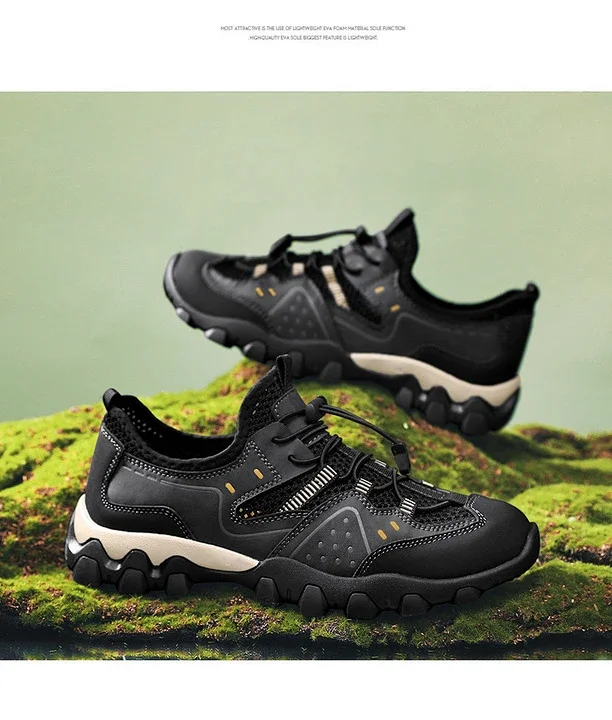 Men's Stitched Outdoor Web Shoes Summer 2025 Detail