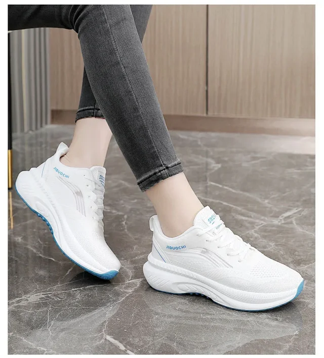 SS25 Women's Mesh Running Shoes White Detail