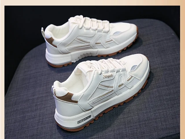 Women's Platform Sneakers K-Style Breathable Detail