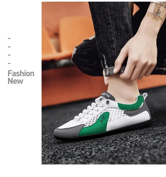 Men's Breathable Slip-On Mesh Slippers Detail