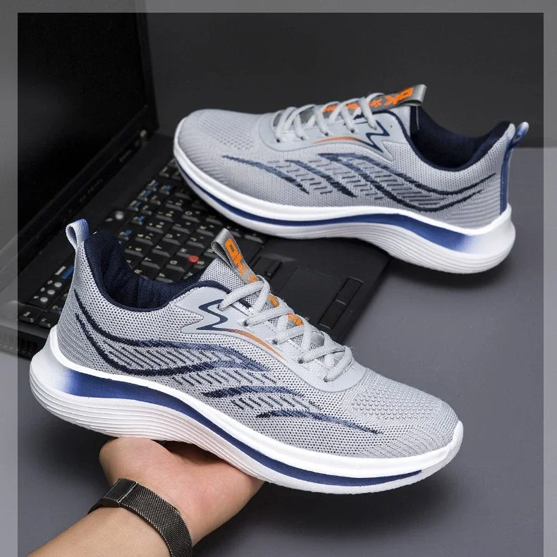 Men's Flyknit Casual Sneakers Padded