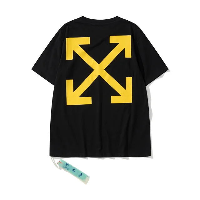 Unisex Cartoon Graffiti Arrow Graphic Tee Detail