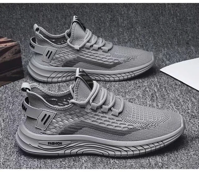 Men's New Flyknit Mesh Running Shoes Detail
