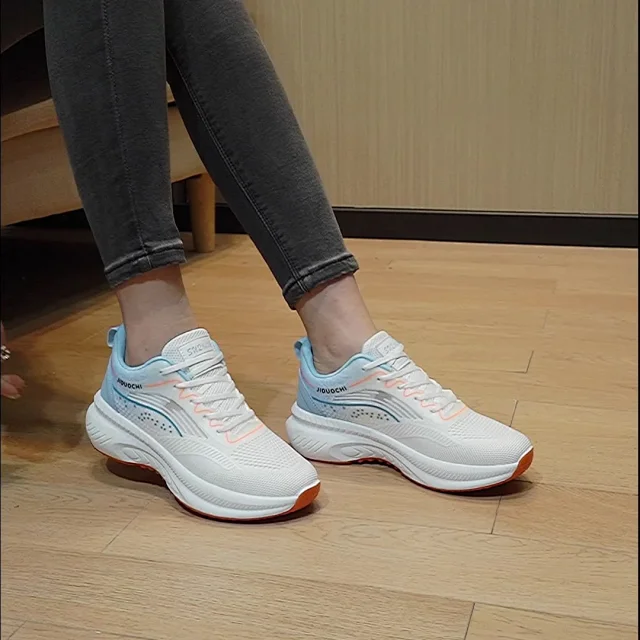 SS25 Women's Mesh Running Shoes White Detail