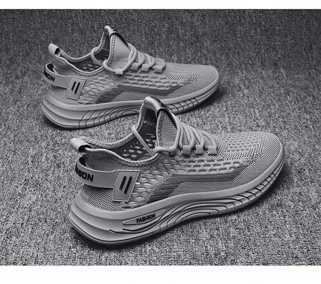 Men's New Flyknit Mesh Running Shoes Detail