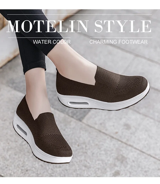 Women's Mesh Yeezy-Inspired Jelly Sole Casual Sneakers Detail