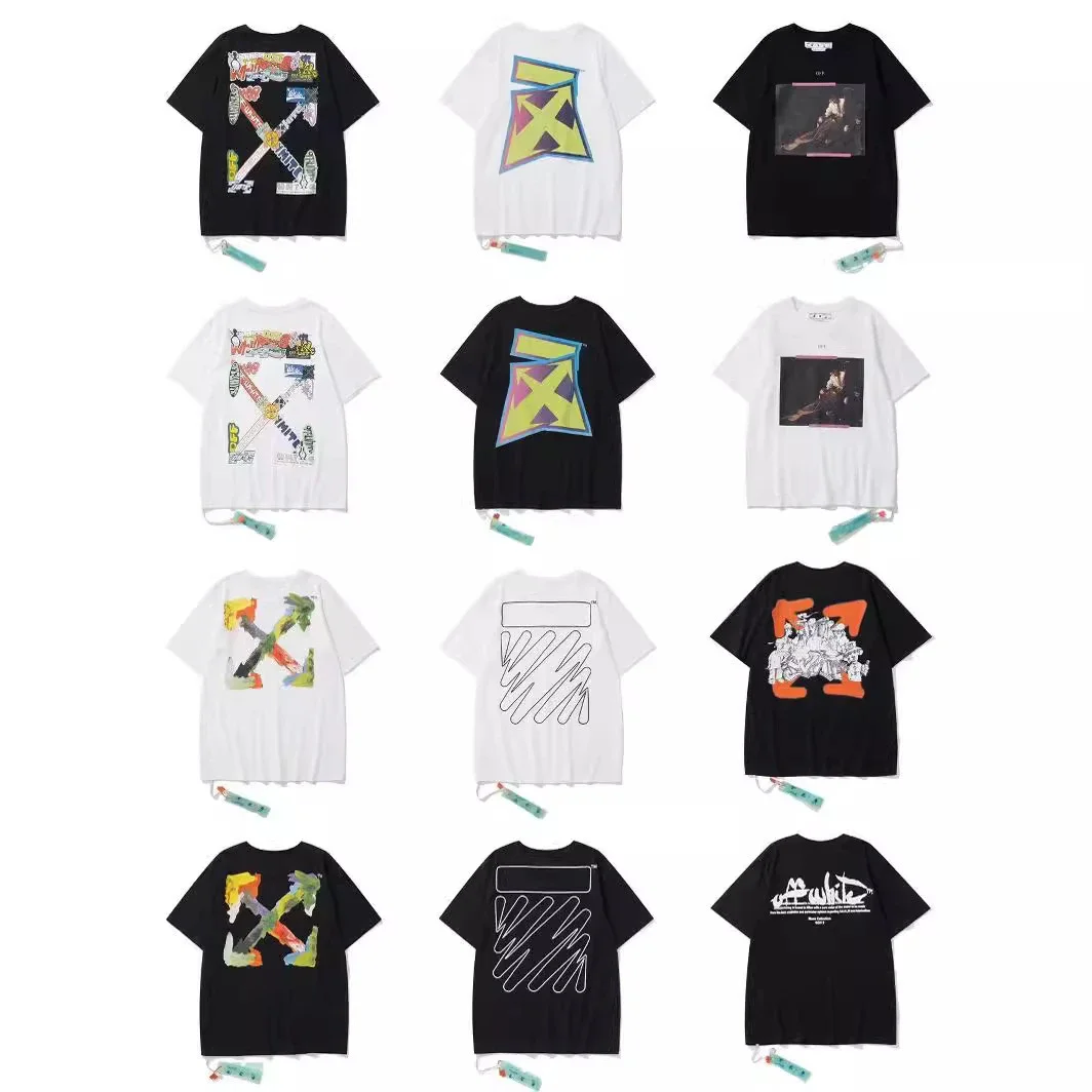 Unisex Cartoon Graffiti Arrow Graphic Tee