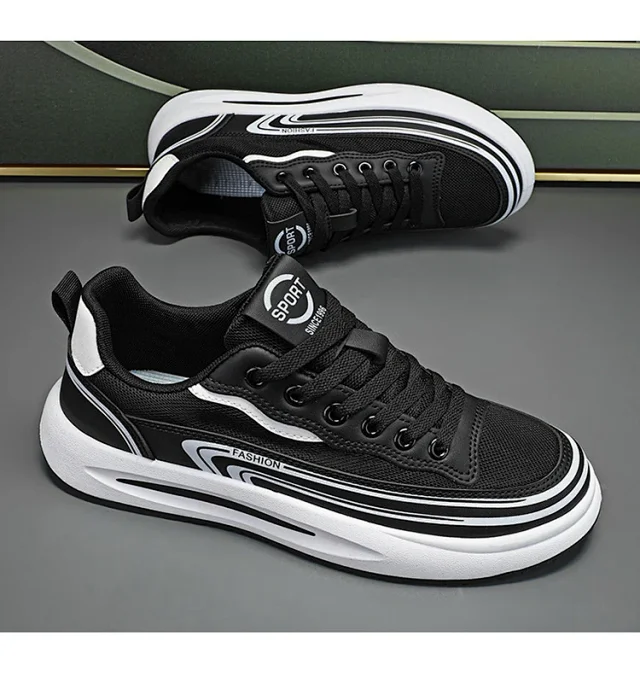Men's Youth Comfortable Slip-on Breathable Sneakers Detail