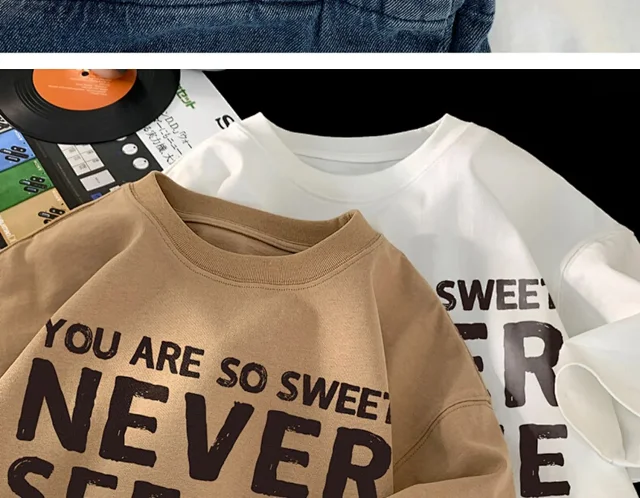Men's Retro Graphic Quarter Sleeve Tee Detail