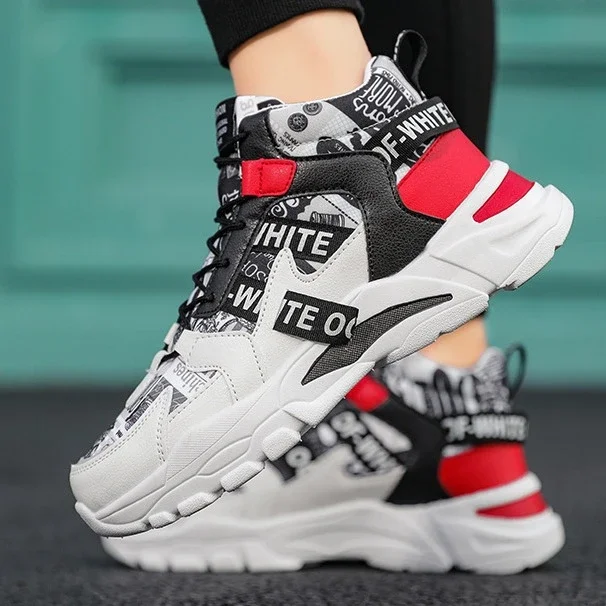 2025 Korean Men's High-Top Dad Shoes