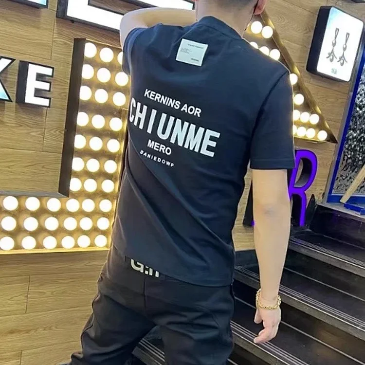 Men's 3D Letter Slim Fit Tee