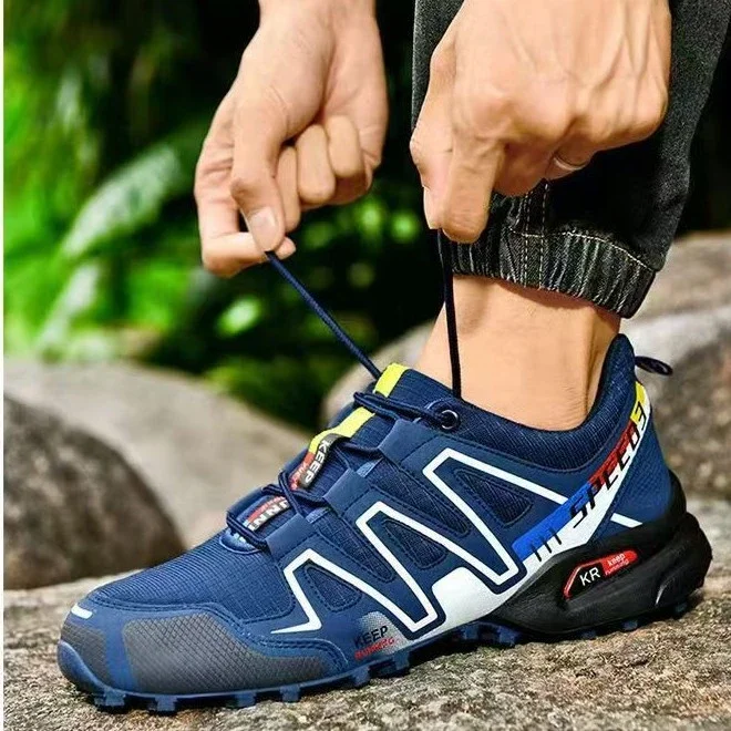 Men's Trail Running Trekking Hiking Fashion Breathable Grip Shoes