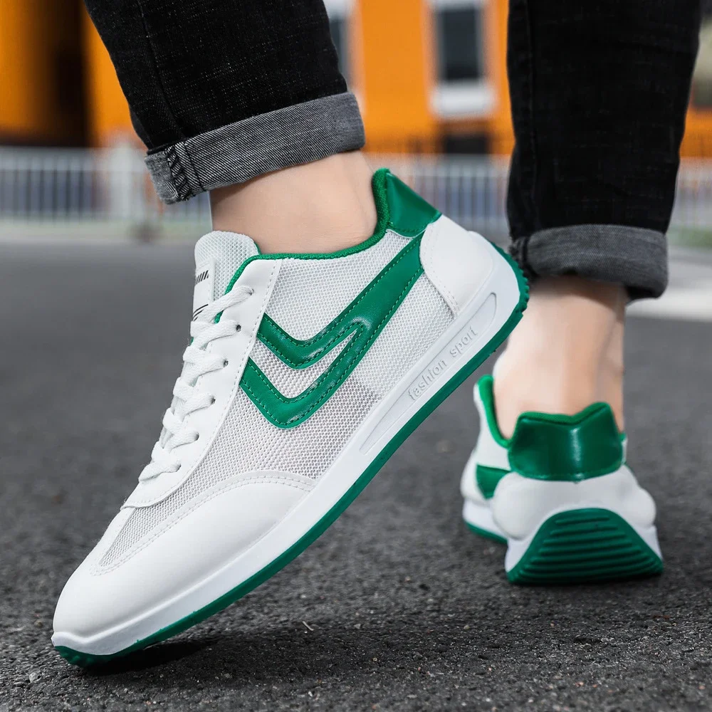 Men's Summer Breathable White Casual Sneakers