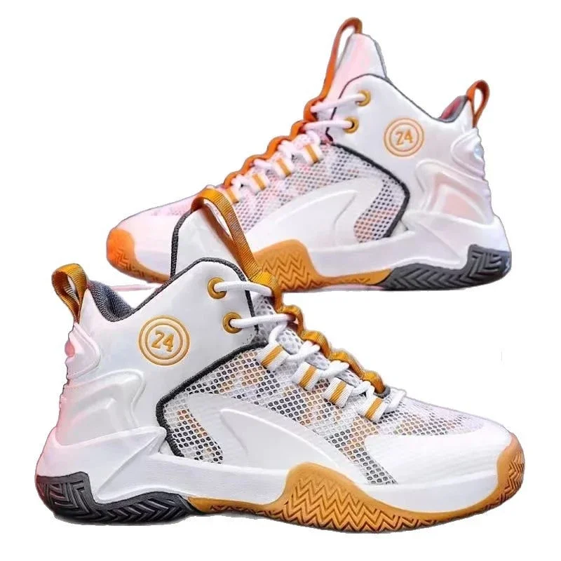 2025 Summer Boys Snap-button Basketball Running Shoes