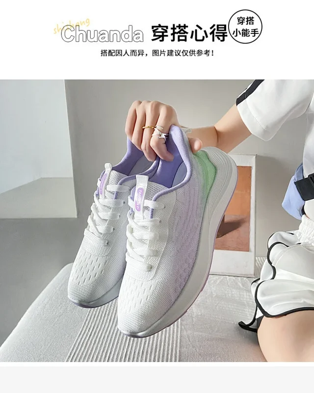 Women's Spring Mesh Sneakers Korean Style Detail