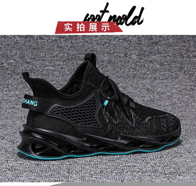 Men's Mesh Breathable Stylish Casual Dad Shoes Detail