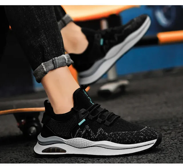 Men's Running Shoes Flyknit Casual Lightweight Detail