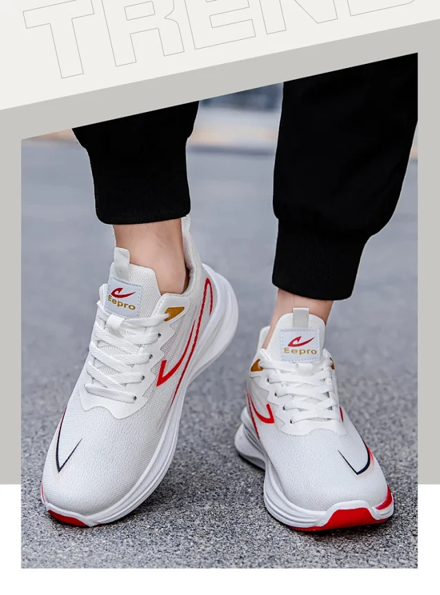 2025 Men Youth Cushioned Mesh Sneakers Detail