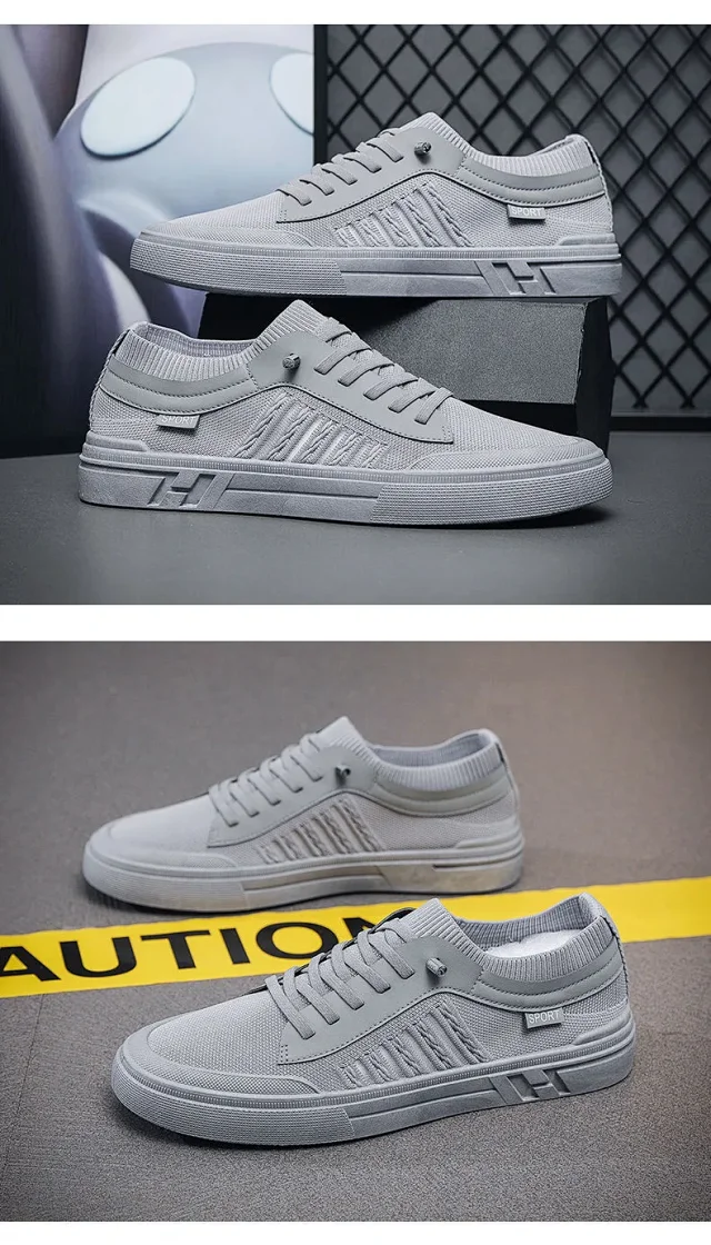 New Woven Mesh Outdoor Sneakers Men Detail