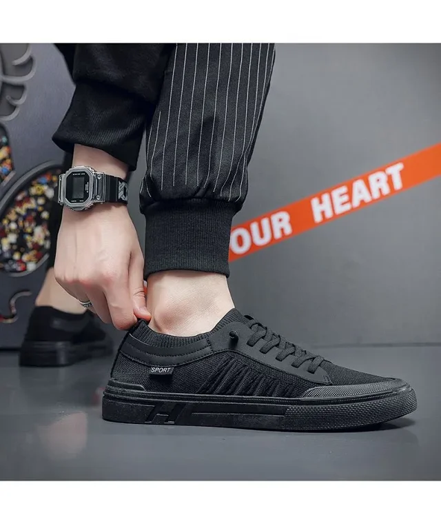 New Woven Mesh Outdoor Sneakers Men Detail