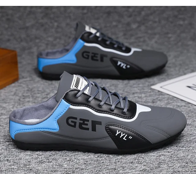 Mens Drive Loafers: Korean Trendy Comfy Everyday Student Detail