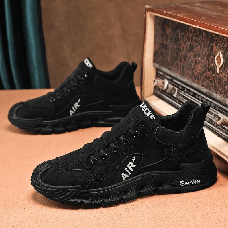 Men's CloudSoft Thick-Sole Sneakers 2025