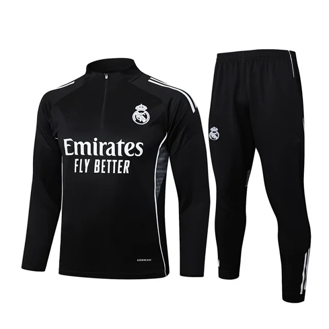 Long Sleeve Half Zip Football Training Jersey Detail