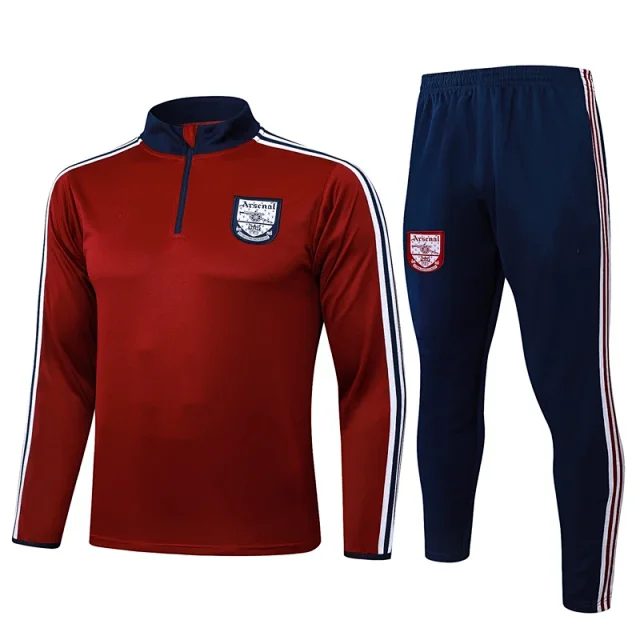 Long Sleeve Half Zip Football Training Jersey Detail