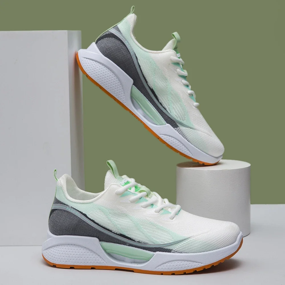 Youth Unisex Mesh Breathable Sport White Sneakers