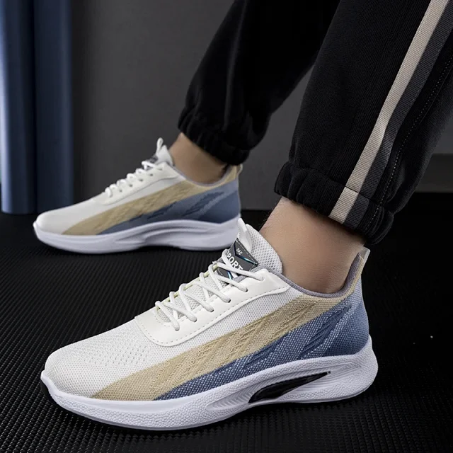 Men's Knit Mesh Versatile Running Sneakers Detail