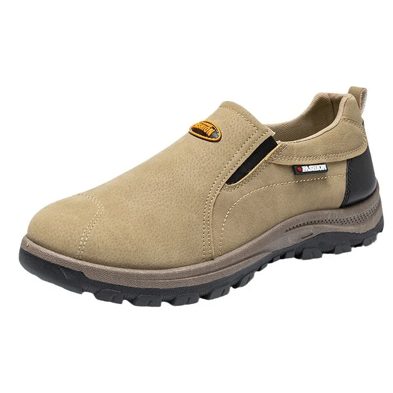 Men's Size 46 Slip-On Leather Hikers