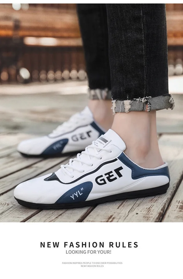 Mens Drive Loafers: Korean Trendy Comfy Everyday Student Detail