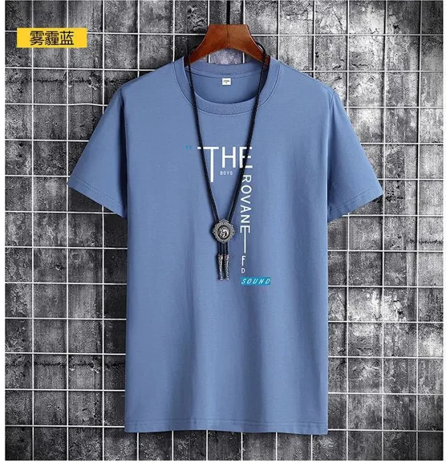 Youth Men's Summer Loose-Fit Tee Detail