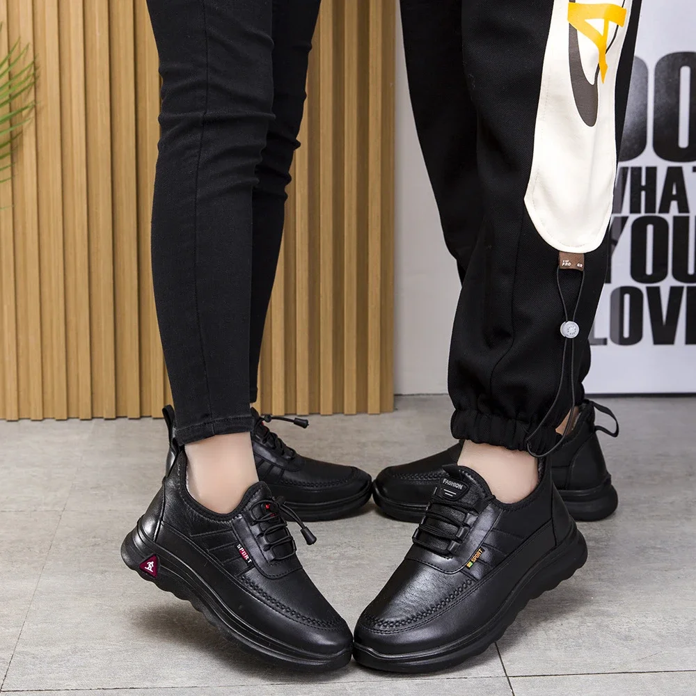 Unisex Fleece-Lined Light Sole Snow Boots