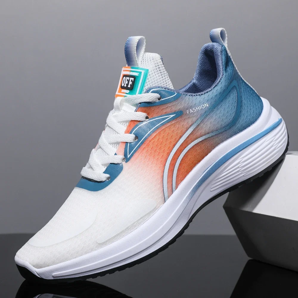 Unisex Spring Breathable Low-Top Flyknit Sneakers