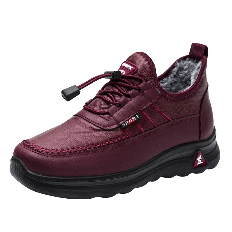 Unisex Fleece-Lined Light Sole Snow Boots