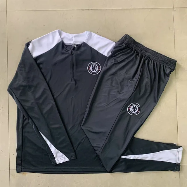Long Sleeve Half Zip Football Training Jersey Detail