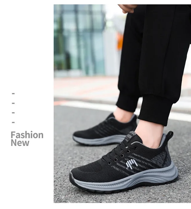 Men's Black Warrior Casual Trail Shoes Detail