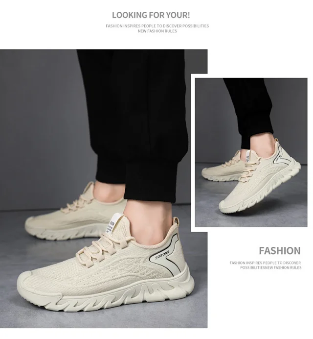 2025 Summer Breathable Mesh Lift Runners Detail