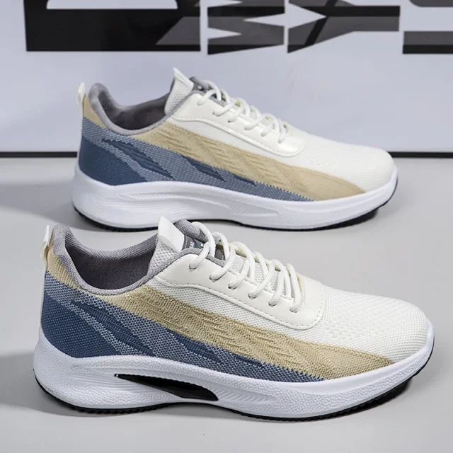 Men's Knit Mesh Versatile Running Sneakers Detail