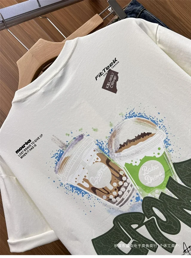 Men's Streetwear Embroidery Tee 2025 Detail